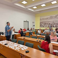 Foto - Školenie v priestoroch mestského úradu v Spišskej Novej Vsi.