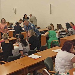 Foto - Školenie v priestoroch mestského úradu v Spišskej Novej Vsi.